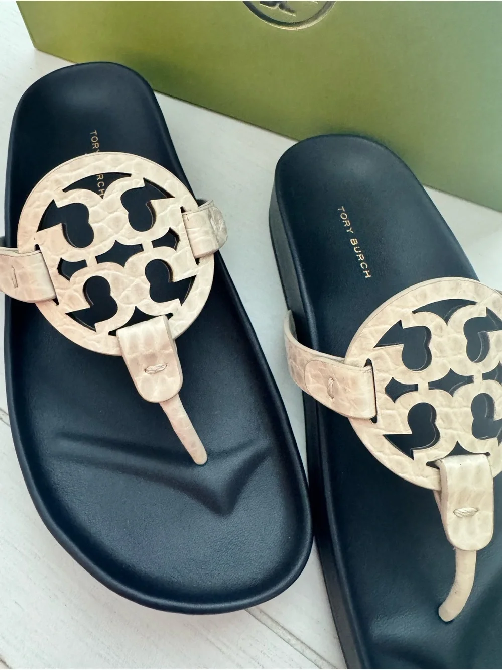 New! Tory Burch Miller Cloud Sandals/ Size 8.5